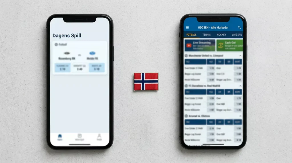 Sammenligning mellom Norsk Tipping og utenlandske bettingsider